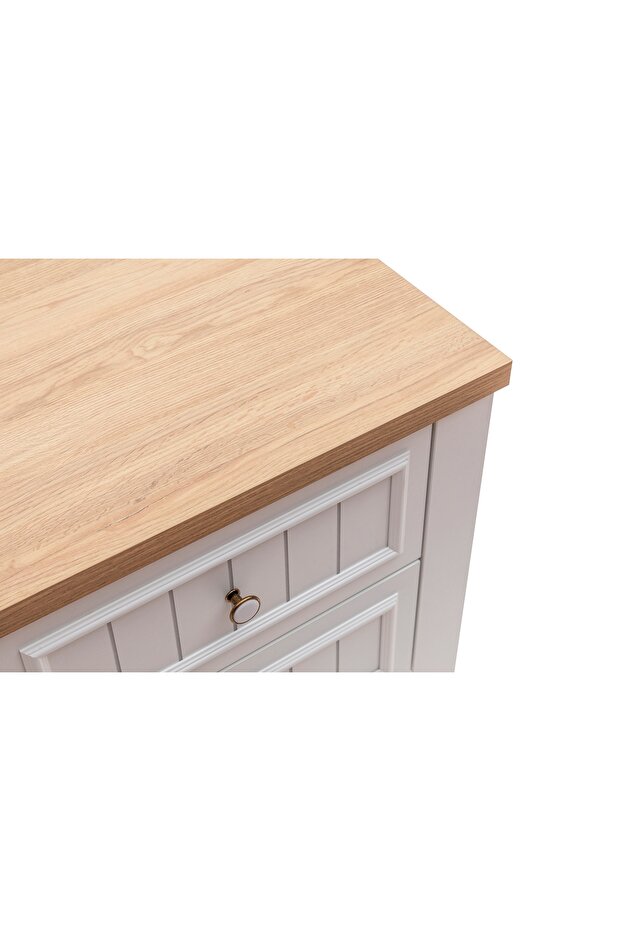 LORA KOMODİN, BEYAZ - 7