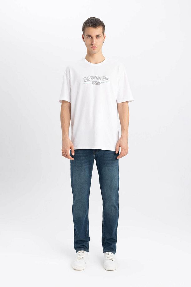 Sergio Regular Fit Normal Kalıp Normal Bel Boru Paça Jean Pantolon R9026az23sp - 4