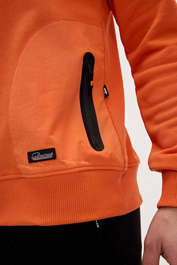Marlow Turuncu Erkek Sweatshirt - 6
