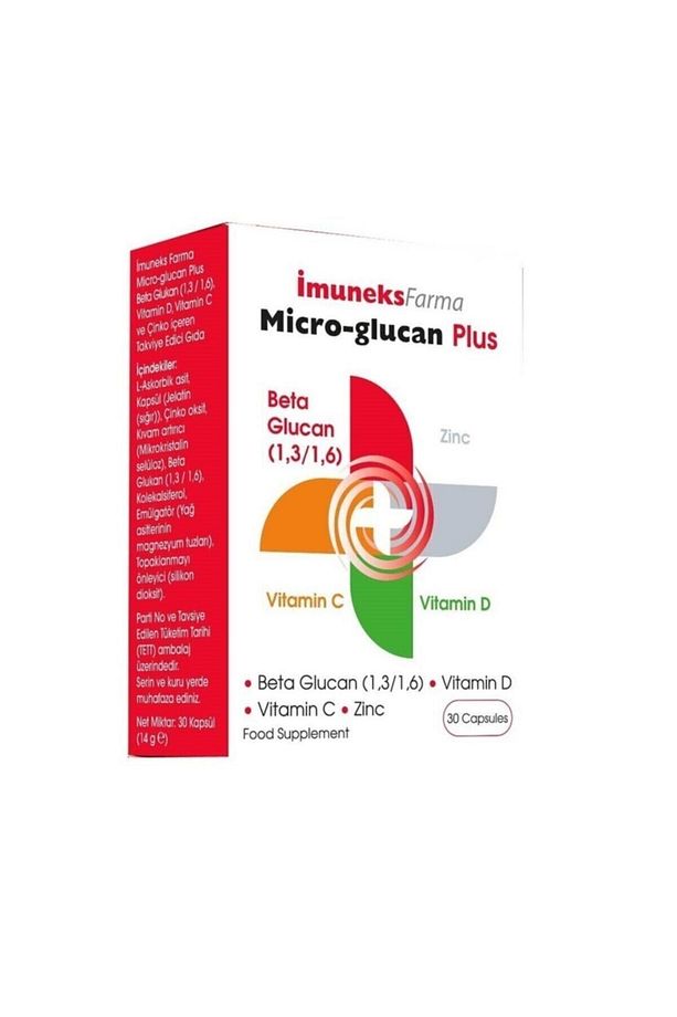 Micro Glucan Plus Beta Glucan 30 Kapsül - 1