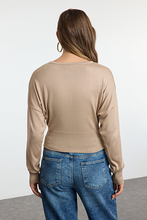Nerz Basic Premium-Qualität Strickpullover TWOAW25KZ00186 - 5