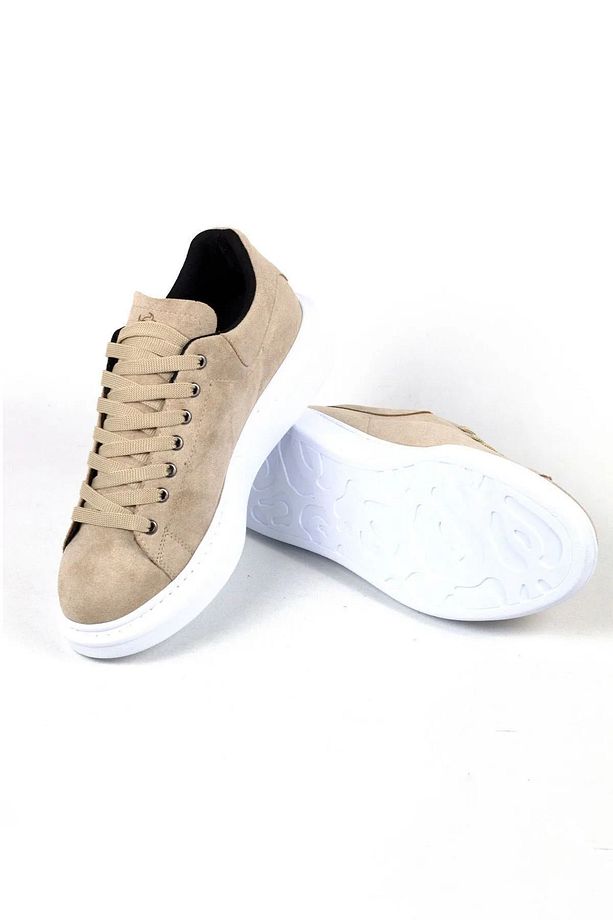 Yüksek Taban Bağcıklı Erkek Sneaker - 7