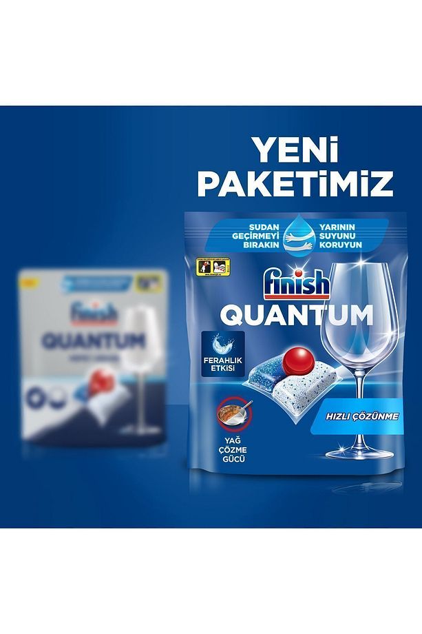 Quantum Hepsi Bir Arada Bulaşık Makinesi Deterjanı Kapsül Tablet 160 Adet (80 x 2'li) - 7
