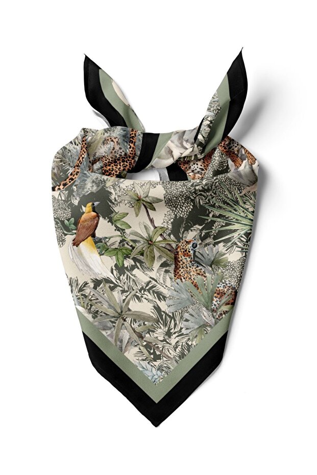 Eșarfă cu model leopard - 2