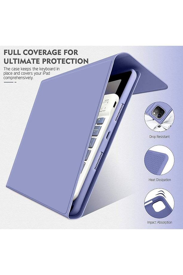 Ipad Pro 4.nesil 11" Inç (m2 Çipli) 2022 Uyumlu Bluetooth Türkçe Q Klavyeli Kılıfı (tablet Değildir) - 6
