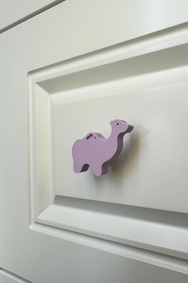 Purple Camel Cabinet Handle - Cute and Durable Furniture Handle for Children's Room, Kitchen and Bathroom, Handled