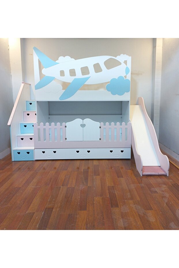 Thy Uçak Model Kaydıraklı Ranza - 3