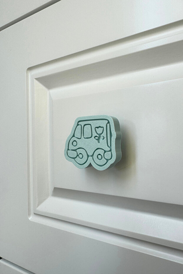 Blue Car Cabinet Handle - Furniture Handle,Handles for Your Kids Rooms, Kitchen and Bathroom Cabinets