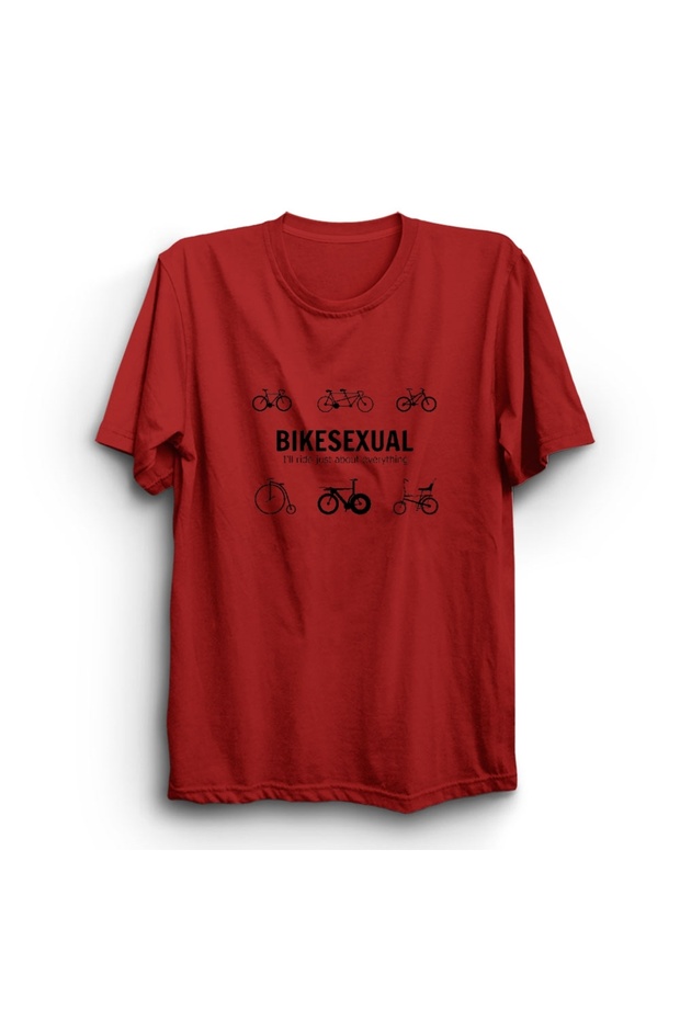 Bikesexual - 100% Cotton Bicycle and Bike Lover T-Shirt