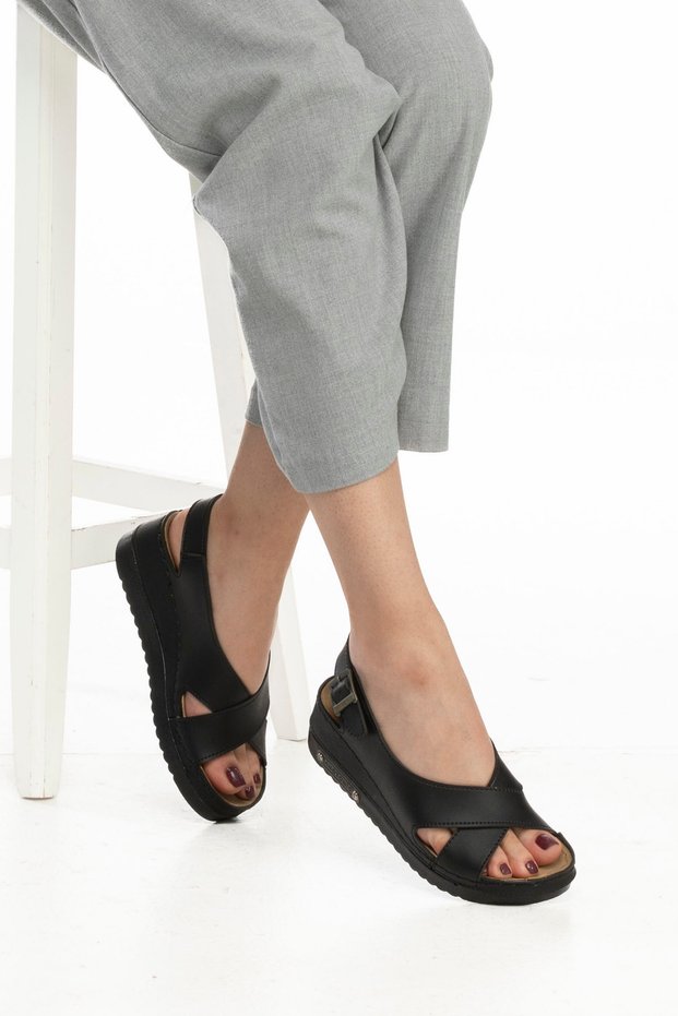 Polomia Kristen Anatomical Orthopedic Flexible Comfort Comfortable Sole Daily Women's Sandals Slippers