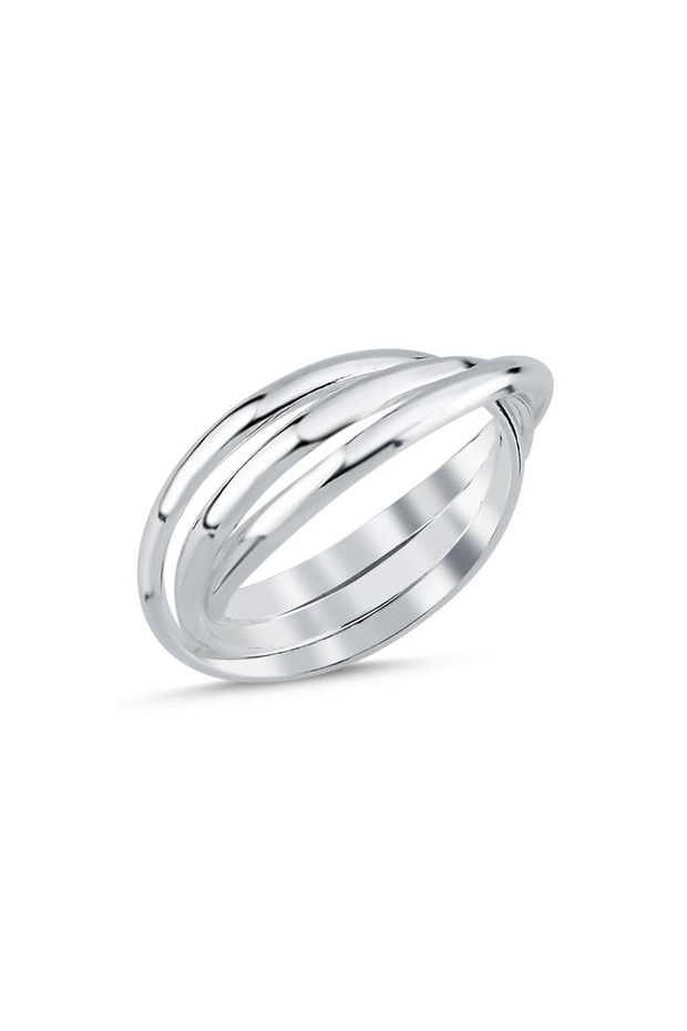 Model Üçlü Çelik Yüzük - 1