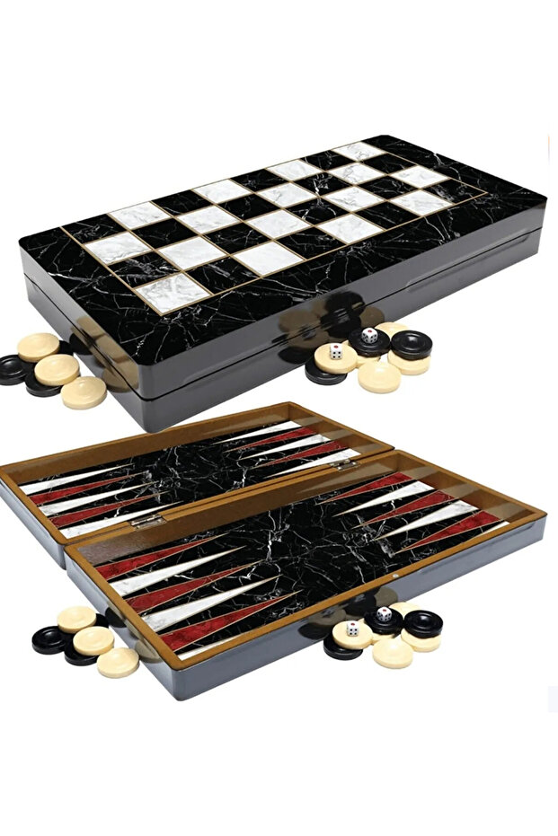 لعبة الطاولة ذات الزخارف الرخامية الشخصية، لعبة الطاولة الخشبية، لعبة الطاولة المصقولة ذات الجودة الفاخرة لعيد الأم - 5