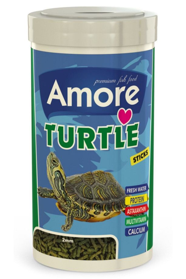Turtle Sticks 1000ml Ve Ahm Turtle Sticks 250ml Kutu Kaplumbağa Yemi - 3