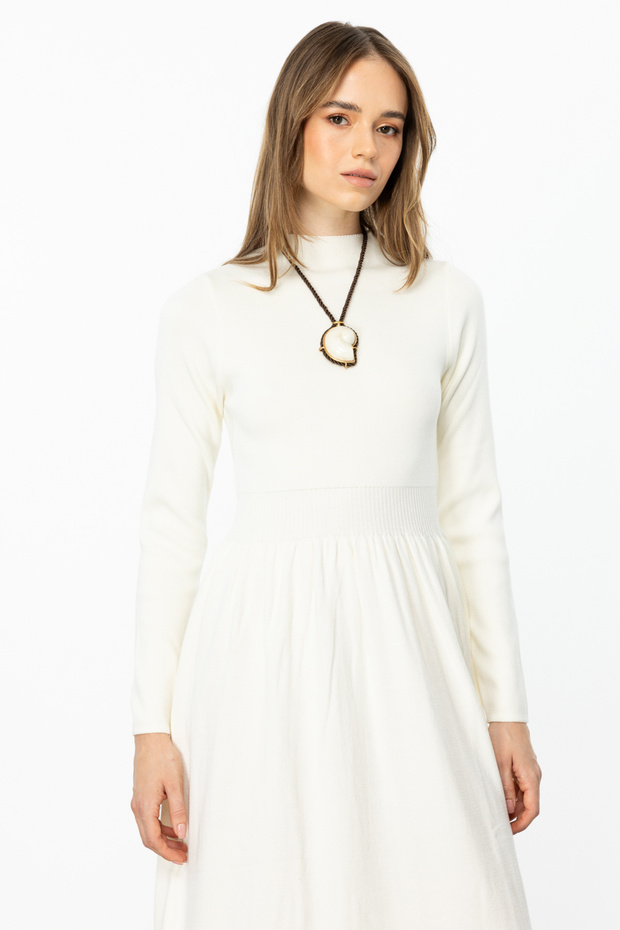 Beli Lastikli Elbise - 3