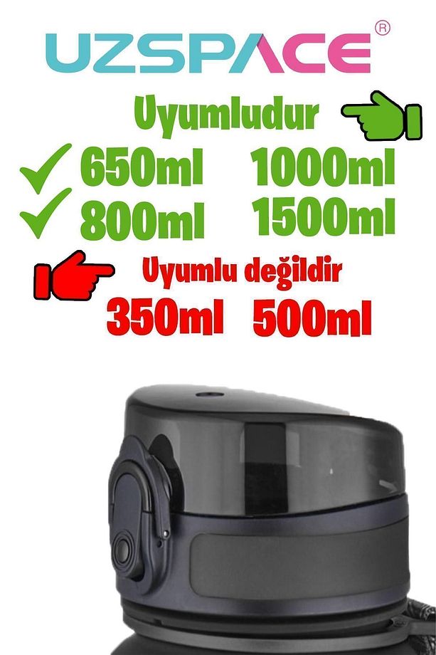 Büyük Yedek Kapak 650-800-1000ml -uyumlu Yedek Kapak --sadece Ile Uyumludur--tek Re - 3