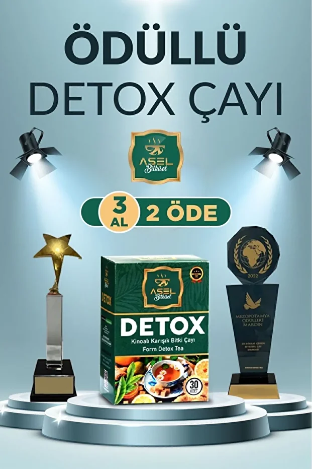 Detox Karışık Bitki. Çayı Tok tutma (1 KUTU 30 ADET) - 1