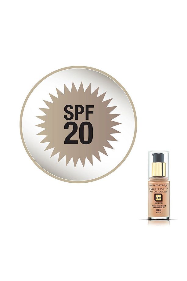 Fondöten - FaceFinity All Day Flawless Foundation 055 Beige 30 ml 5410076971558 - 7