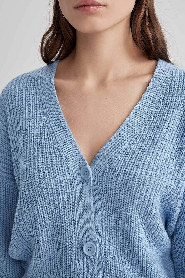 Regular Fit V Yaka Hırka B7867axns - 5