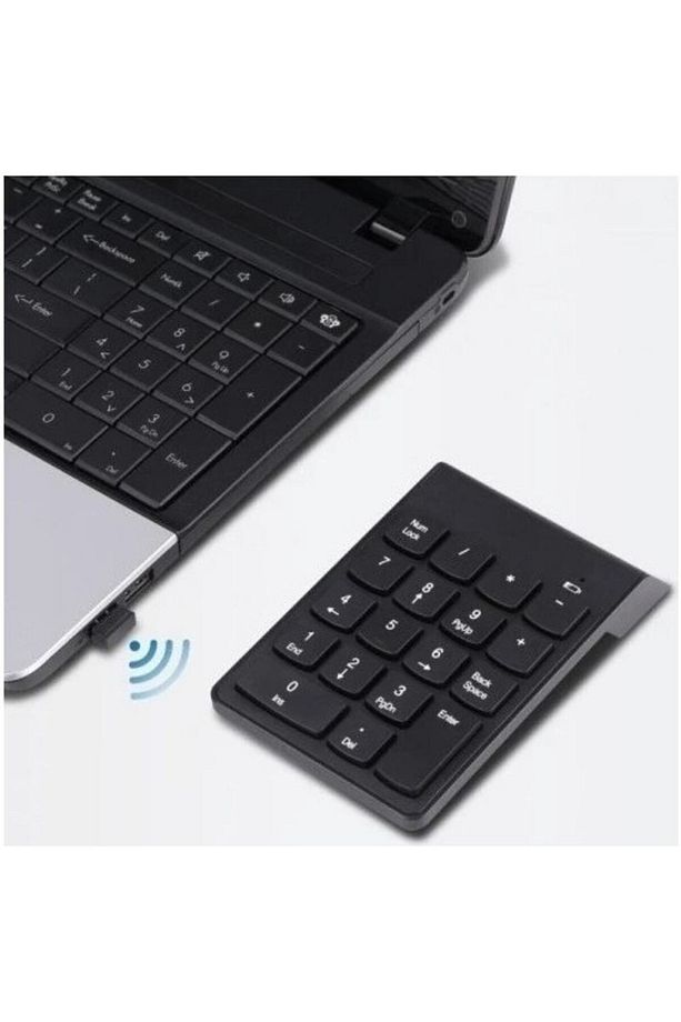 Kablosuz Numeric Numerik Keypad 18 Tuşlu Sayısal Klavye Numpad - 3