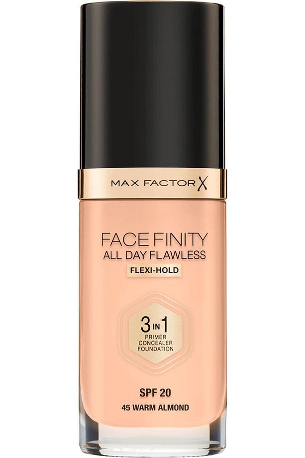 Facefinity 3'ü 1 Arada Fondöten No: 45 Warm Almond - 1