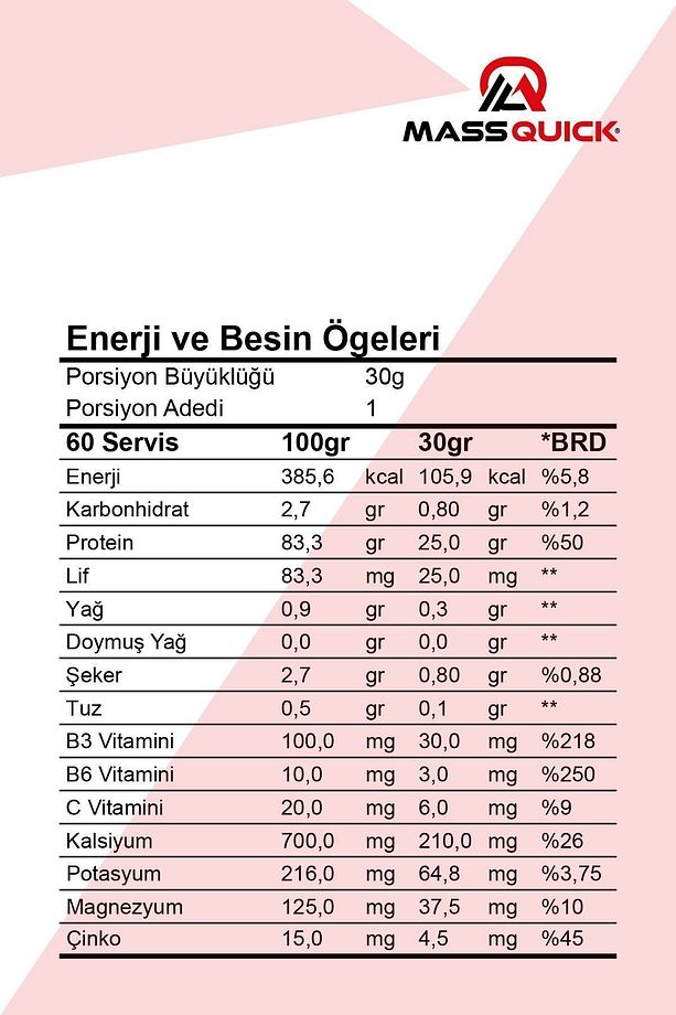 İSOLATE WHEY Çikolata Aromalı - 1800g - 60 Servis - 4