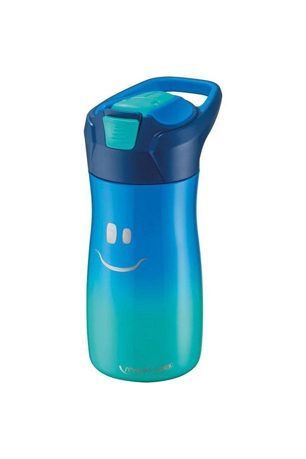 Su Matarası Pıcnık Çelik 430 Ml Gülen Yüz Mavi 871203 / - 1