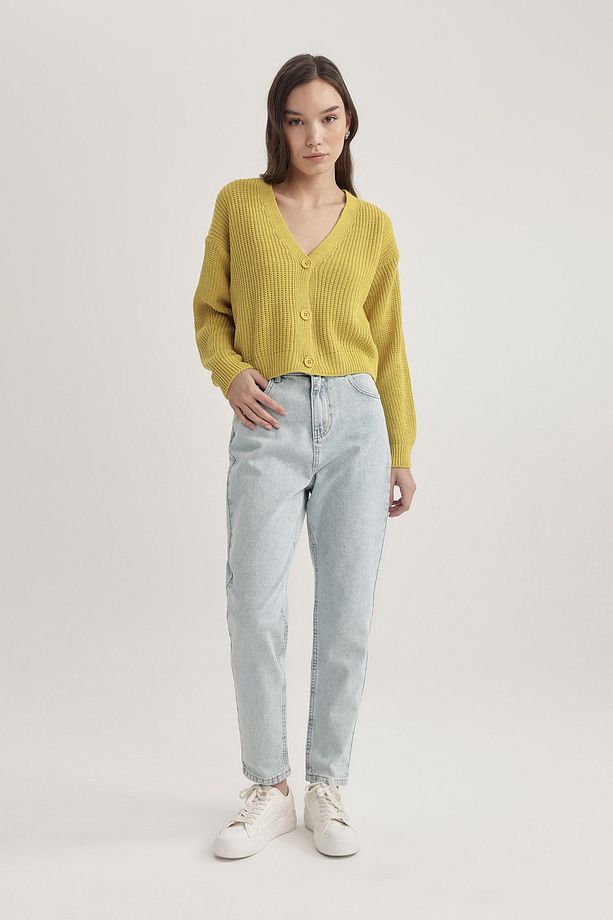 Regular Fit V Yaka Hırka B7867axns - 4