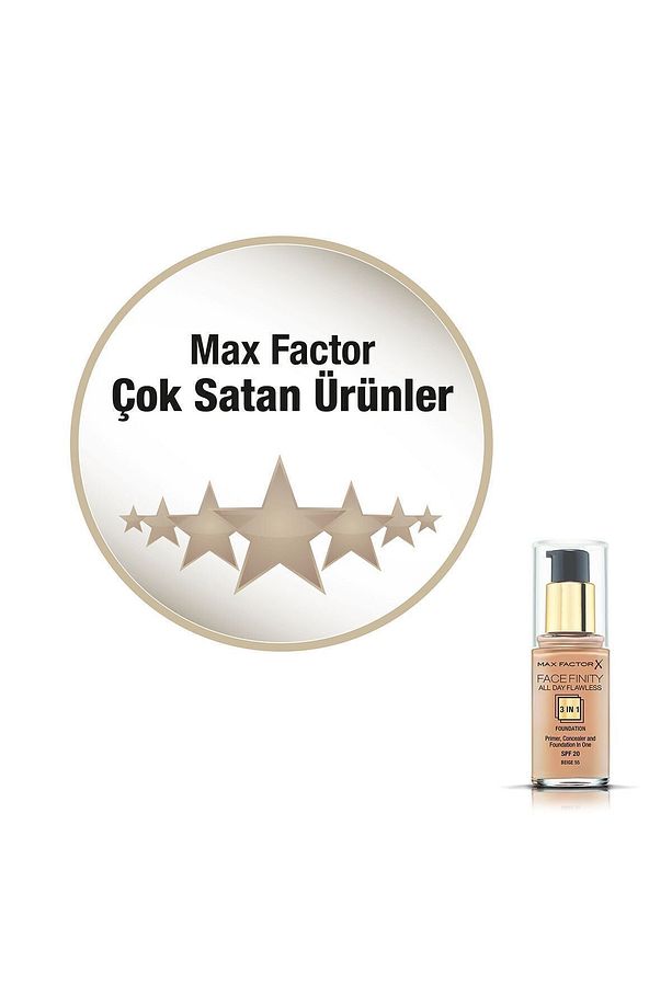 Fondöten - FaceFinity All Day Flawless Foundation 055 Beige 30 ml 5410076971558 - 3