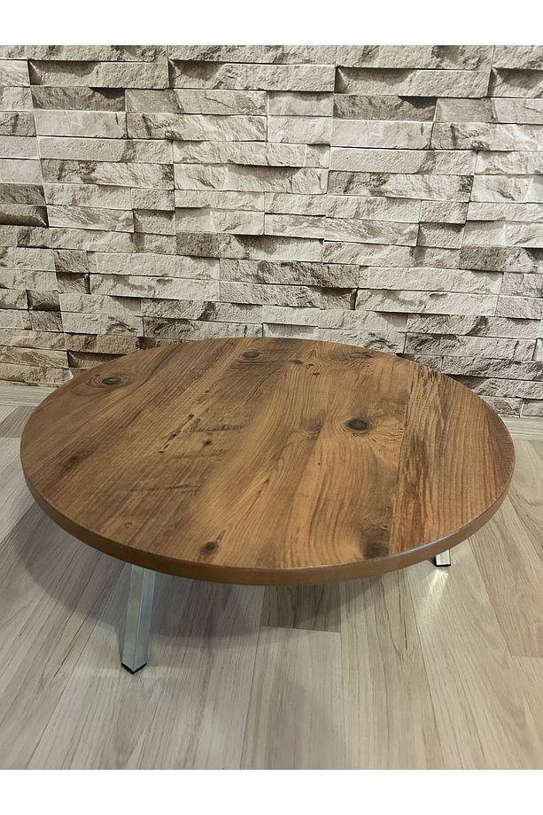 Katlanabilir Ayaklı Mdf Yer Sofrası 90 Cm - 3