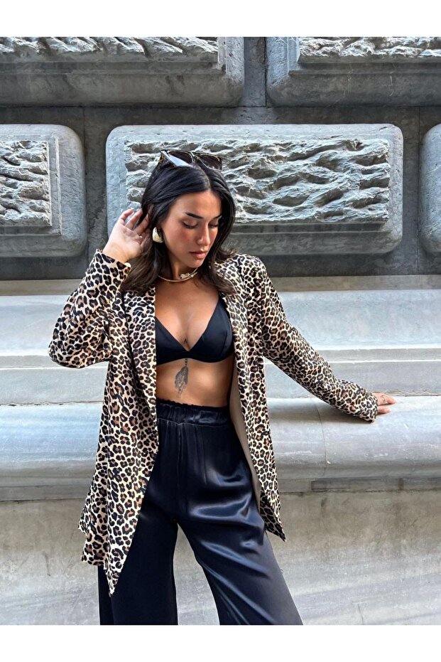 Leopar ceket - 3
