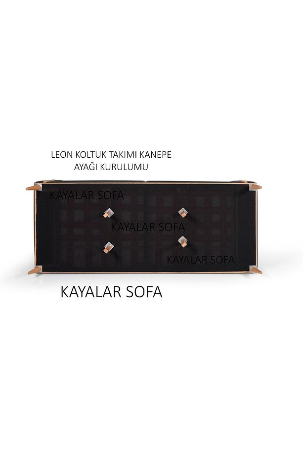 LEON KOLTUK TAKIMI ANTRASİT 3+3+1 - 8