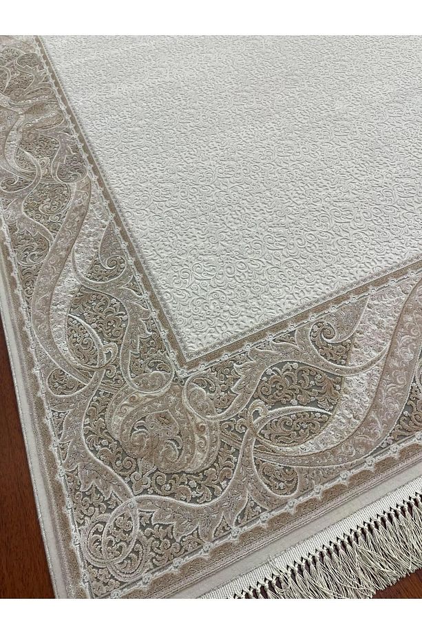 Artemis Halı Palace 08020A Krem Vizon Klasik Retro İpek Halı - 4