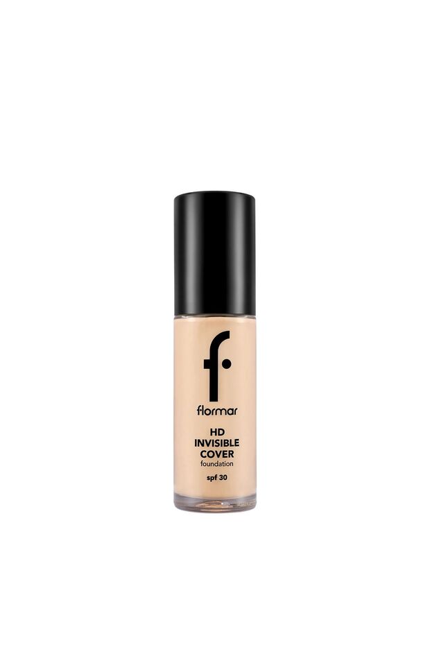 Invisible Cover Hd Lightweight & Semi-Shiny Finish Spf30 Foundation 30 g | 40 Light Ivory