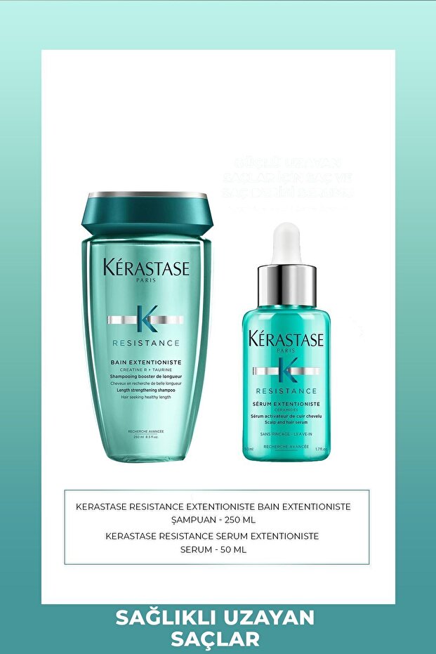 Kérastase Resistance Extentioniste Onarıcı Serum 50ml & Onarıcı Şampuan 250 ml - 1