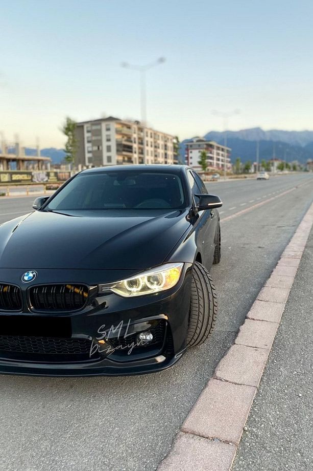 Bmw F30-f80 M3 Ön Lip (ÇİN TAMPON UYUMLU) (PLASTİK) F30-f80 Ön-bodykit-ek-lip - 3