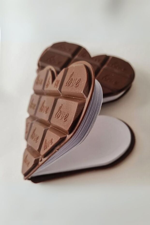Heart Chocolate Notebook - Scented Gift Notebook - 2