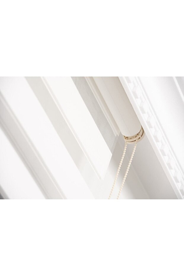 Networkavm Düz Beyaz Zebra Perde - 1