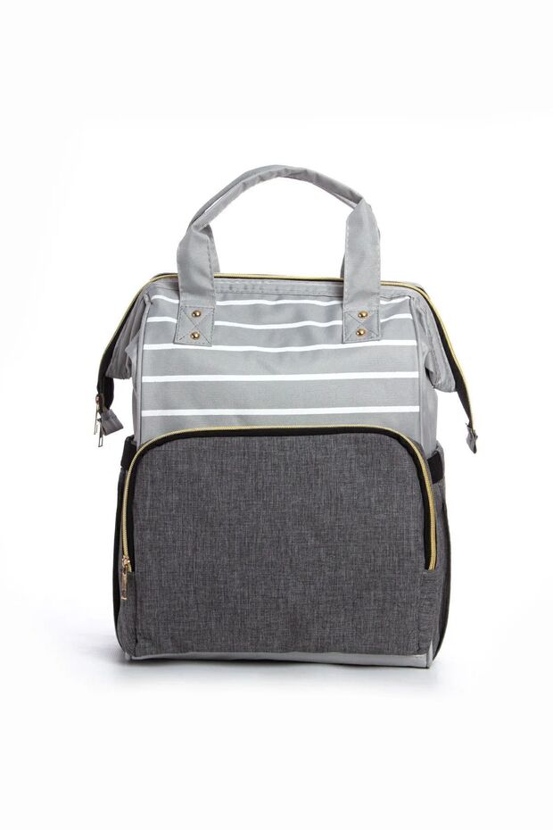 Mother Baby Care Backpack with Bottle Thermos and Liquid-Proof Hanger - 2