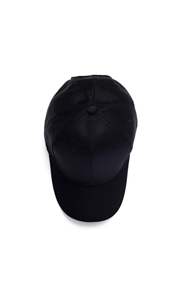 قبعة أساسية سوداء للجنسين - 3