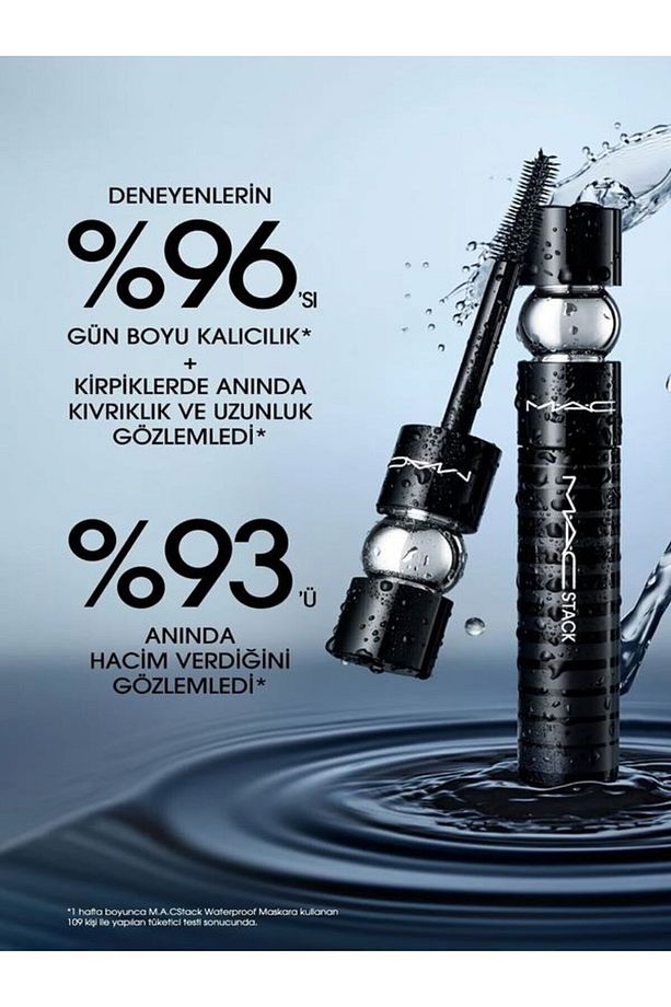 M·a·cstack Waterproof Suya Dayanıklı Maskara - Black Stack - 12ml - 2