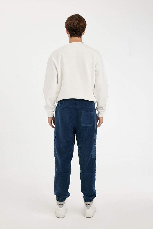 DFC - Regular Fit Normal Kesim Kargo Cepli Polar Lastikli Paça Eşofman Altı - 7