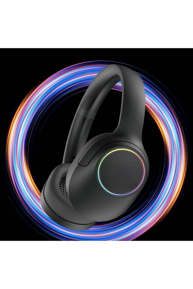 Kulak Üstü Bluetooth Kulaklık Lapas LP-HD003 RGB LED Işıklı Bluetooth v5.4 Siyah - 5