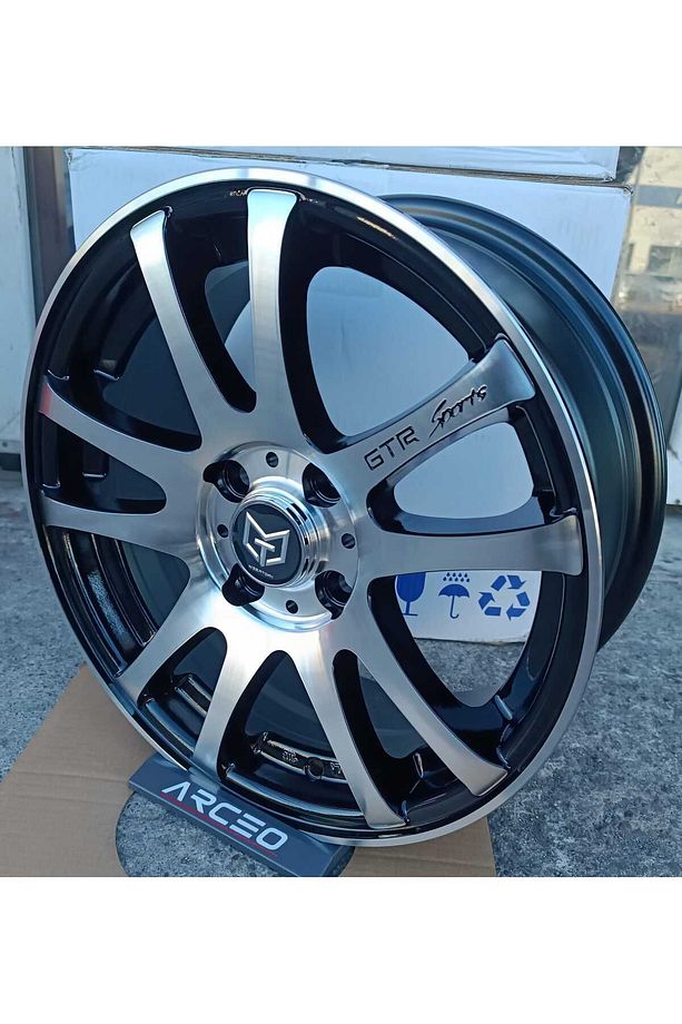 JANT-6,5X15 4X100 15* ET:35 CB:73,1 BLACK MACHINED JANT-4 ADET - 1