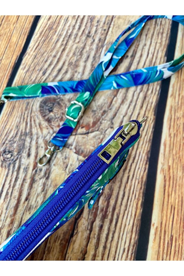 حقيبة الهاتف - محفظة بنمط أوراق الشجر - 4