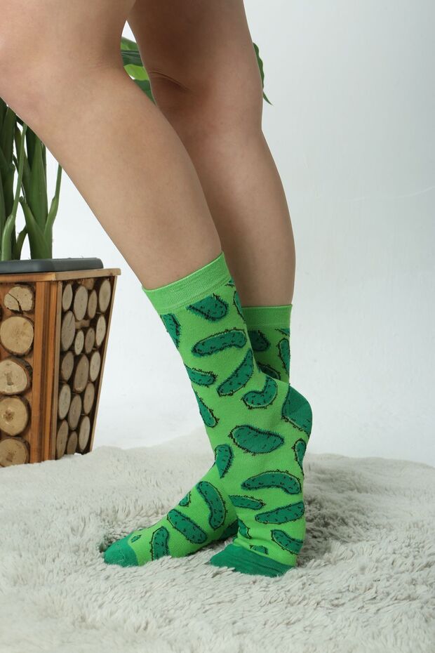 Pickle Patterned Colorful Socks - 2