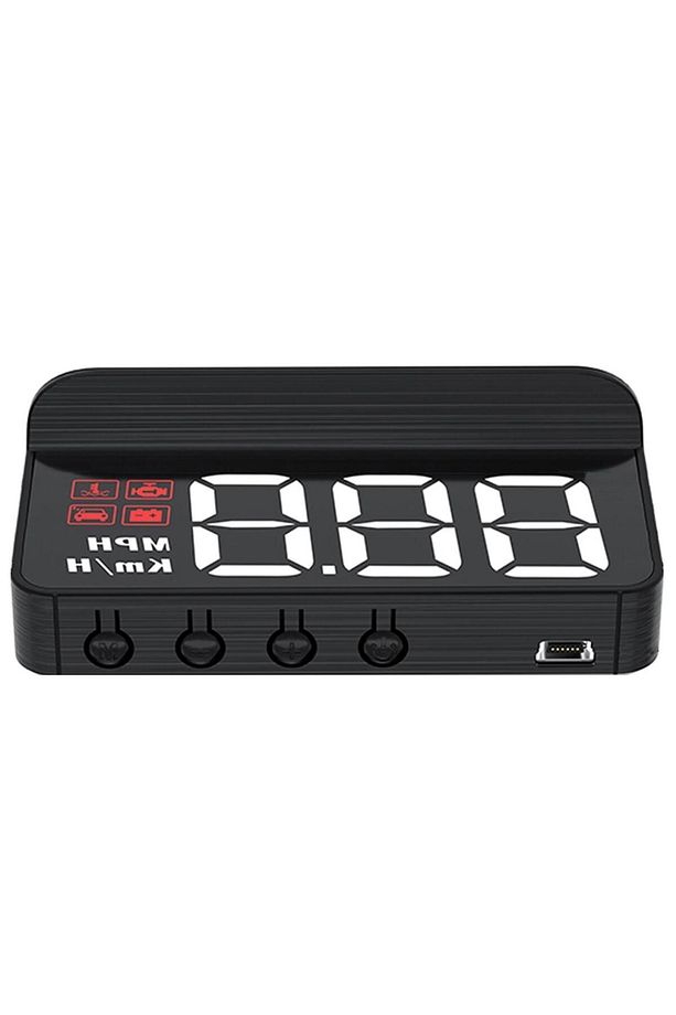 M3 HUD Head Up Display OBD Arayüzlü Araç Data Yansıtıcı 5 Alarmlı Hız Devir Gösterge Ekranı - 2