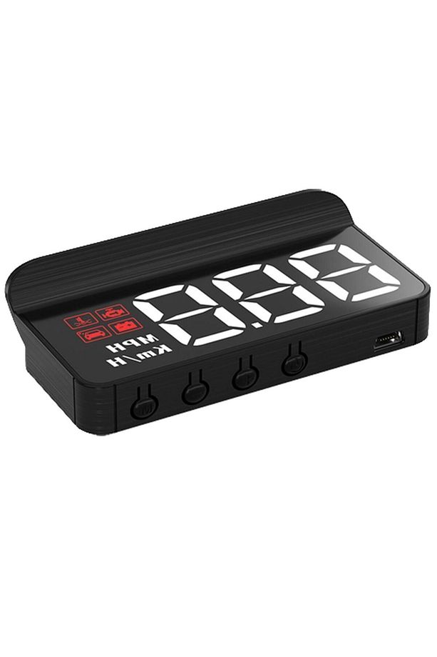 M3 HUD Head Up Display OBD Arayüzlü Araç Data Yansıtıcı 5 Alarmlı Hız Devir Gösterge Ekranı - 1