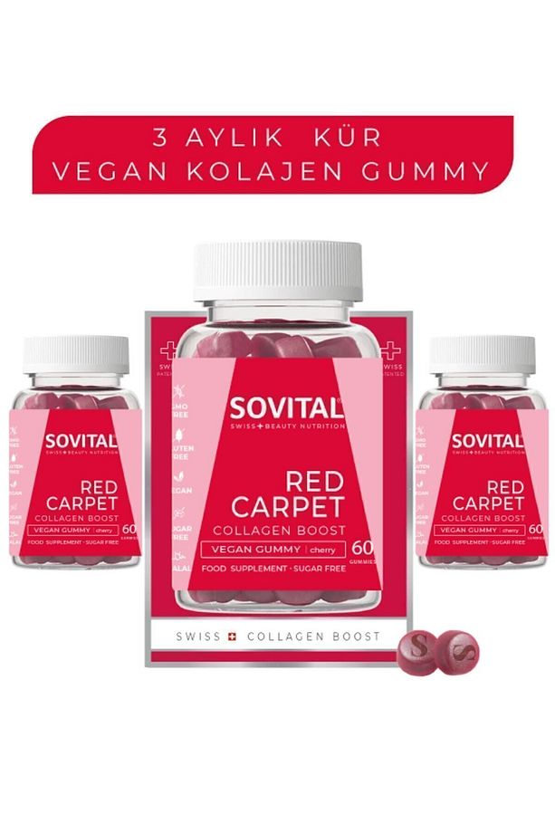 Red Carpet Collagen Boost Yaşlanma Karşıtı 60 Adet 3 Adet - 1