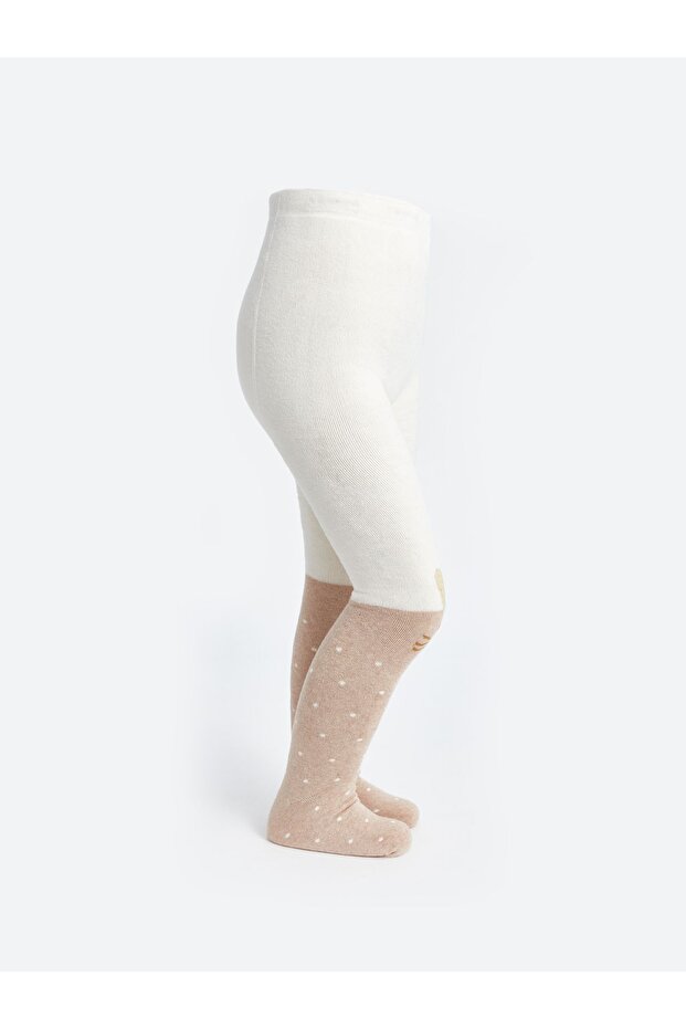 Patterned Girls' Towel Pantyhose (W4)