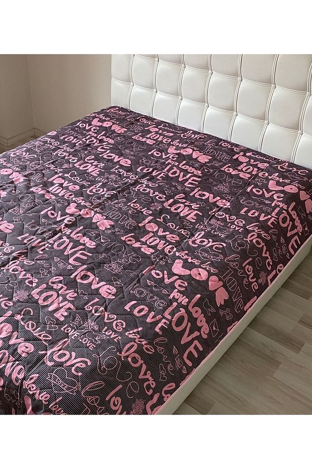 Kapitoneli Tek Kişilik Çok Amaçlı Örtü (PİKE) - 160x230 Cm Pike Yatak Örtüsü - Çift Taraflı Kullanım - 6